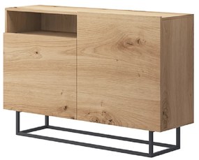 Comoda, grafit/negru, SPRING EK120 Comoda, stejar artisan/negru, SPRING EK120