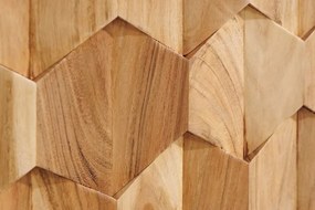 Comoda suspendata din lemn de salcam Mystic Living 160cm