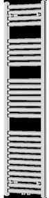 Mexen Hades radiator de baie 1500 x 400 mm, 461 W, crom - W104-1500-400-00-01