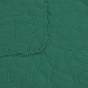 Cuvertura verde pentru pat cu model STONE Dimensiune: 200 x 220 cm