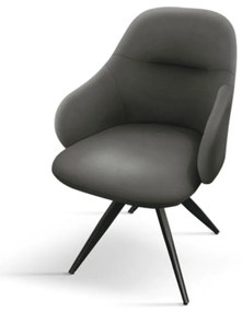 SCAUN TIP FOTOLIU ROTATIV SIMPLY -IMITATIE - GRI