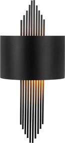 Aplica 620 - A, negru, metal, 75x10x22 cm