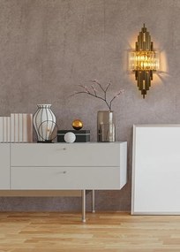 Aplica de perete design modern TOWER auriu