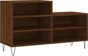 vidaXL Pantofar, stejar maro, 102x36x60 cm, lemn prelucrat