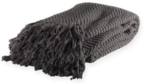 Pătură gri din janilie 130x170 cm Renee – Tiseco Home Studio