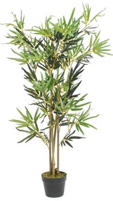 vidaXL Arbore din bambus artificial 552 de frunze 120 cm verde