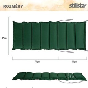 STILISTA Set de 2 perne pentru scaune, teracotă / gri