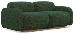 Canapea modulară verde-închis 190 cm Ailani – Makamii