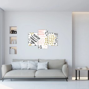 Tablou - Accidente vasculare cerebrale abstracte (90x60 cm)