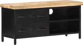 vidaXL Comodă TV, 90 x 30 x 41 cm, lemn de mango nefinisat