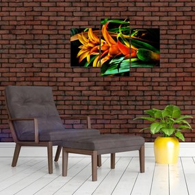 Tablou buchetului portocaliu (90x60 cm)