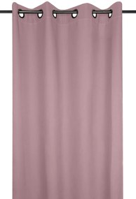 Draperie roz pudra poliester Nelson Poudre 135x240 cm