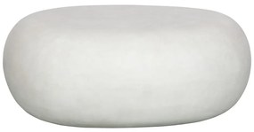 Măsuță de cafea albă 49x65 cm Pebble – vtwonen