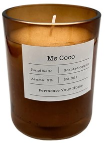 Lumanare parfumata MS COCO, pahar sticla, 8x10 cm
