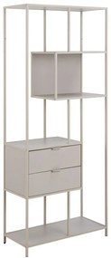 Bibliotecă gri 77x185x35 cm Seaford – Actona