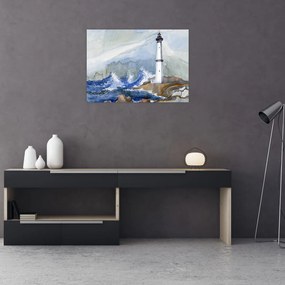 Tablou cu pictura farului (70x50 cm)