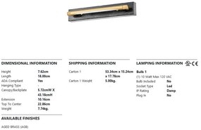Aplica de perete LUX, design modern, HAYDEN