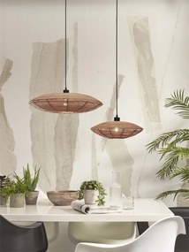 Lustra/Pendul eco din ratan Tanami disc S, nat