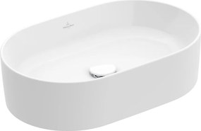 Lavoar pe blat Villeroy&Boch Collaro TitanCeram alb Alpin CeramicPlus 56x36 cm