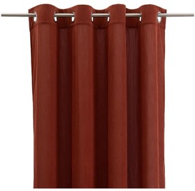 Draperie teracotă din catifea reiată 140x260 cm Merely – Casa Selección