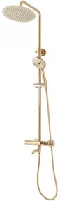 Baterie pentru dus Lungo gold reglabila - H82 cm