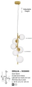 Lustra suspendata design modern decorativ ODILLIA 6L