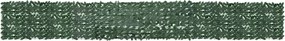vidaXL Paravan de balcon, frunze verde închis, 600x75 cm