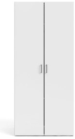 Șifonier alb 78x175 cm Space – Tvilum