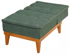 Set Canapea si Fotoliu, Lemn Solid, Fuoco, 2 Piese, Verde