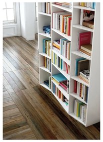 Bibliotecă albă 144x224 cm Valsa – TemaHome