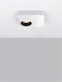 Spot LED aplicat stil minimalist KEDROS alb