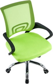 Scaun de birou, verde/negru, DEX 4 NEW