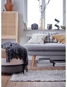 Vază de teracotă Bloomingville Niza, înălțime 16,5 cm, negru