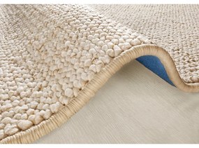 Covor crem rotund ø 200 cm Wolly – BT Carpet