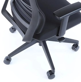 Scaun de birou Claudio 1 + 1 GRATUIT, negru