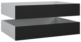 Sertare sub pat negre 2 buc. 90x190/140x190 cm Naia – Tvilum