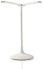 Nedis LTLG3M1WT4 - Lampă de birou LED reglabilă 6W, 5V, 2200 mAh albă