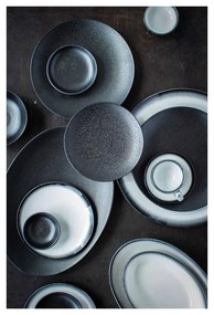 Farfurie neagră din ceramică ø 27 cm Caviar – Maxwell &amp; Williams