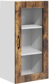 vidaXL Dulap de bucătărie Stejar fumuriu 40 x 31 x 80 cm Lemn compozit