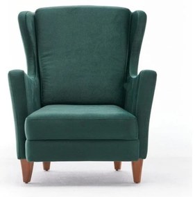 Fotoliu wing verde Lola Brejer – Artie
