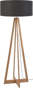 Lampadar realizat din materiale naturale, durabile si ecologice, EVEREST/F gri inchis