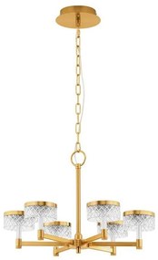 Candelabru LED design modern cu 6 brate Bion