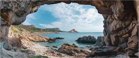 Tablou - Peșteră lângă mare (120x50 cm)