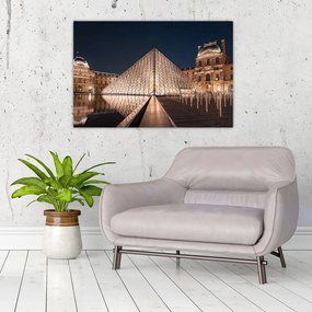 Tablou - Louvre noaptea (90x60 cm)