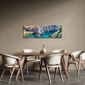 Tablou - Dubrovnik (cu ceas) (90x30 cm)