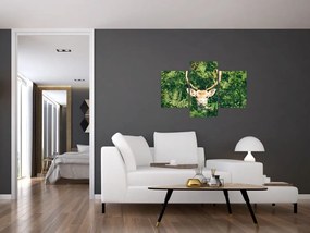 Tablou detaliu cu cap de căprioară (90x60 cm)