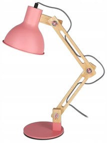 Lampă de masă 1 x E27, 40 W, 230 V, roz