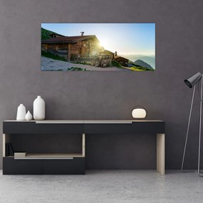 Tablou - Dimineața în Alpi Tirol (120x50 cm)