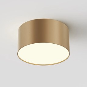 Mini Plafoniera LED design tehnic Zoom D-12cm 3000K auriu