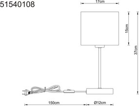 Veioza/Lampa de masa moderna THEA